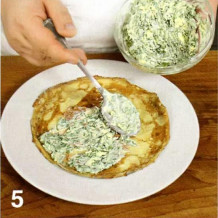 блинчики +с овощной начинкой